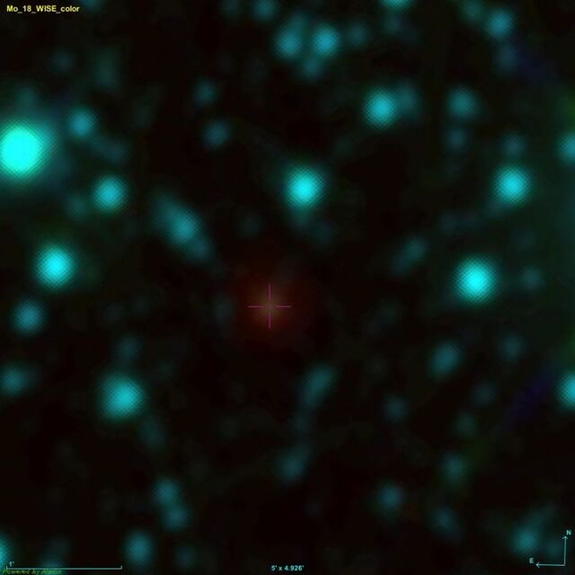 Mo 18 WISE color survey image