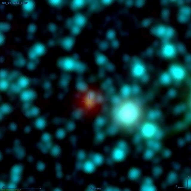 Mo 21 WISE color survey image